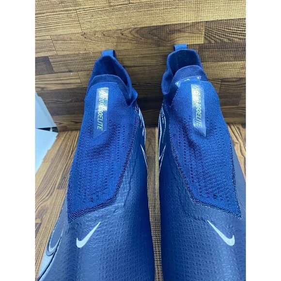 Nike Vapor Edge 360 Elite Flyknit Midnight Navy Cleats Men's Size 14 CV6282-401 - Picture 4 of 8